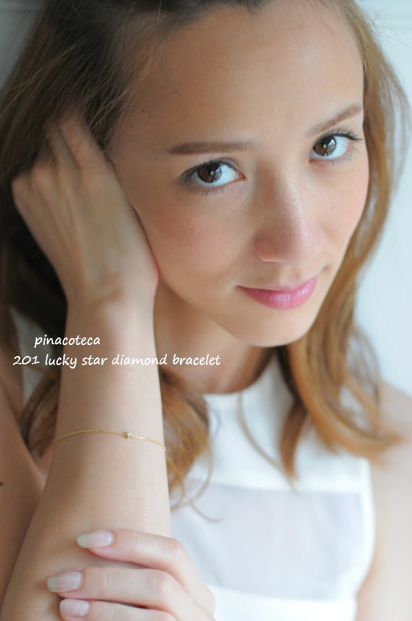 ピナコテーカ 201 ラッキー スター ダイヤモンド ブレスレット 18金,pinacoteca Lucky Star Diamond Bracelet K18