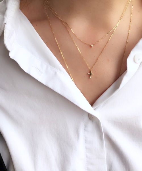 k18 ダイヤ　トップ　ダイヤモンド　necklace Diamond top