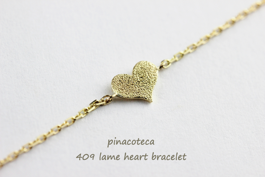 ピナコテーカ 409 ラメ ハート 華奢 ブレスレット 18金,pinacoteca Lame Heart Bracelet K18
